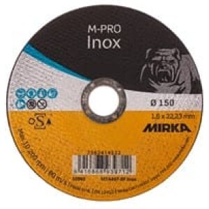 Katkaisulaikka M-PRO 150x1,6x22,2mm M1A46T-BF Inox