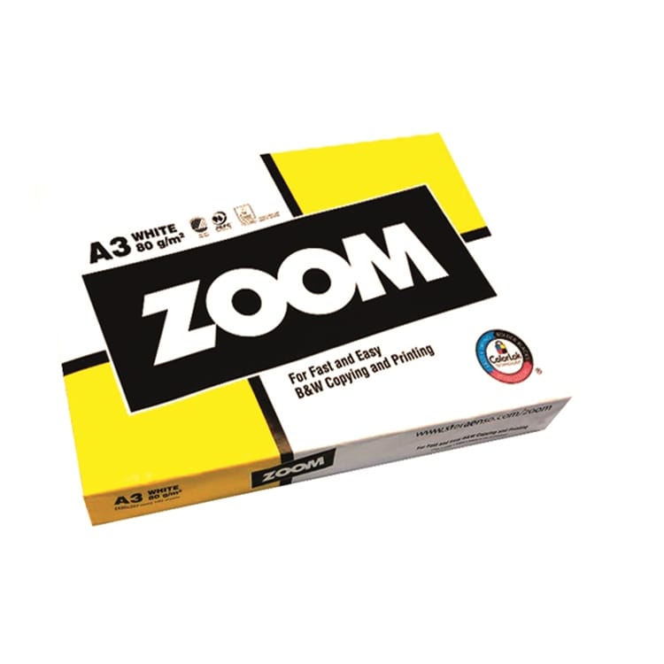 Kopiopaperi ZOOM A3 80g/500 arkkia / 1 riisi