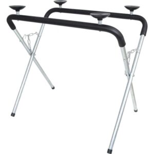 Lasipöytä imukupeilla