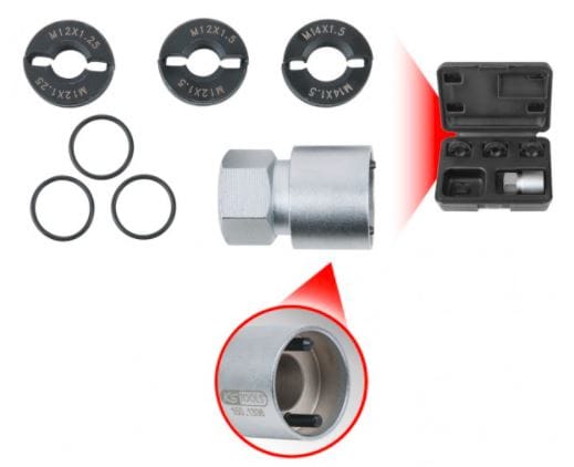 Kstools 150.1335 pyöränpulttien kierteiden korjaussarja