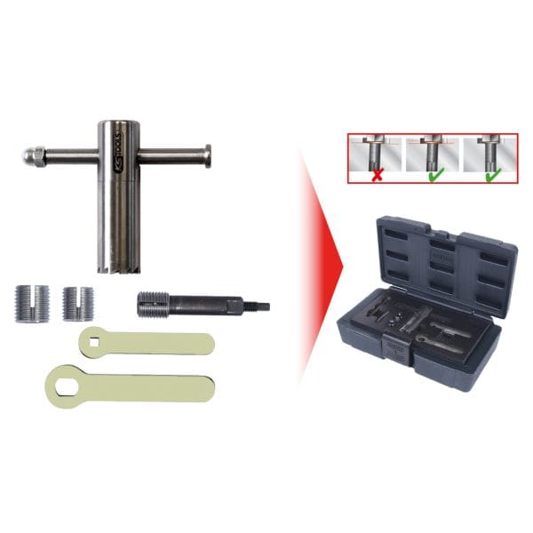 Kstools 150.1485, Öljynpoistoruuvien tiivistyspinnan tasohiontasarja - Image 2