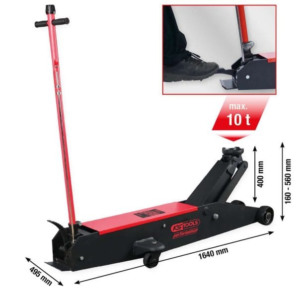 Kstools 160.1065 performance-hydraulinen hallitunkki 10 t