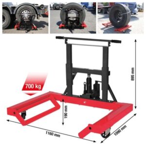 Kstools 160.1200 Hydraulinen performance-pyörännostin, 700 kg