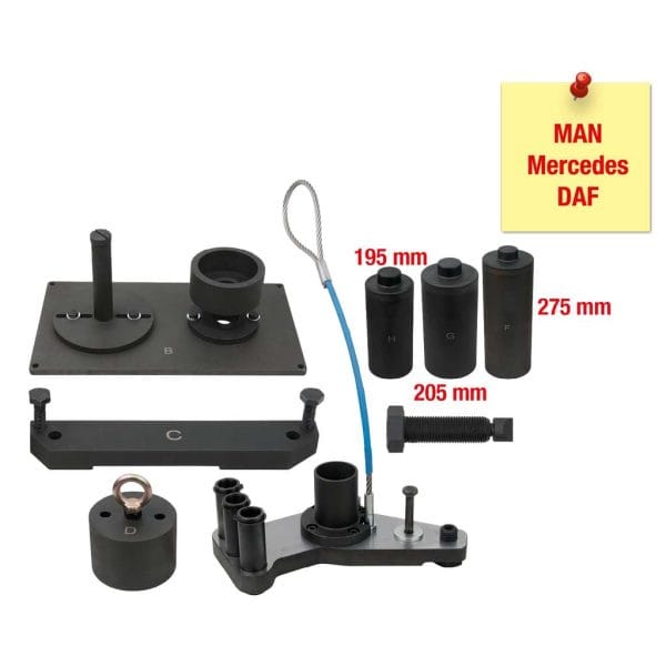 Kstools 460.0735 Vaihteiston asennus- ja purku-sarja MAN-Mercedes ZF