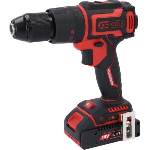 Kstools 515.6300 eMONSTER akkuiskuporakone, ruuvinväännin 18V hiiliharjaton, 2 x akku 2,0 ah