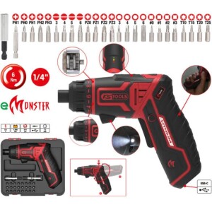 Kstools 515.6500 1/4" eMONSTER -akkuruuvinväänninsarja, 27-os