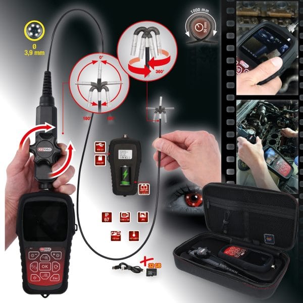 Kstools 550.7550 HD-videoskooppisarja, Ø 3,9 mm taittuvalla päällä - Image 2