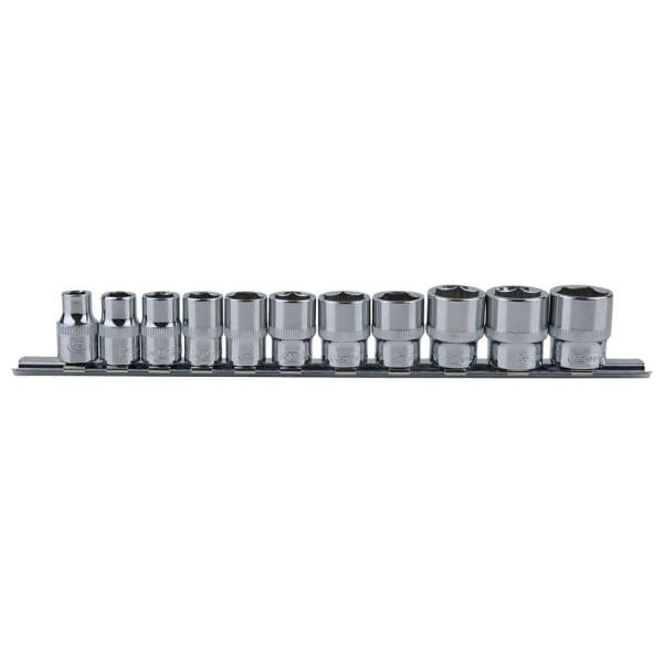 Kstools 918.0608 CHROMEplus-hylsysarja, 3/8", 6-kulm., 11-os, 8–19 mm