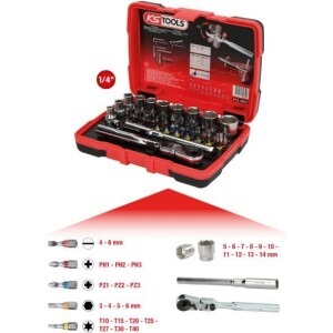 Kstools 918.3005 hylsysarja 1/4"