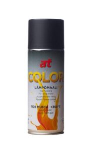 AT Lämpömaali musta +350°C, 1108