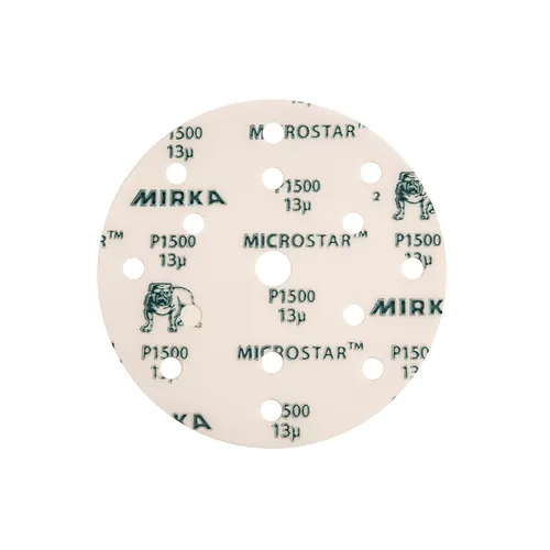 Mirka Microstar Ø 150 mm tarra 15 R hiomapyörö, 50 KPL