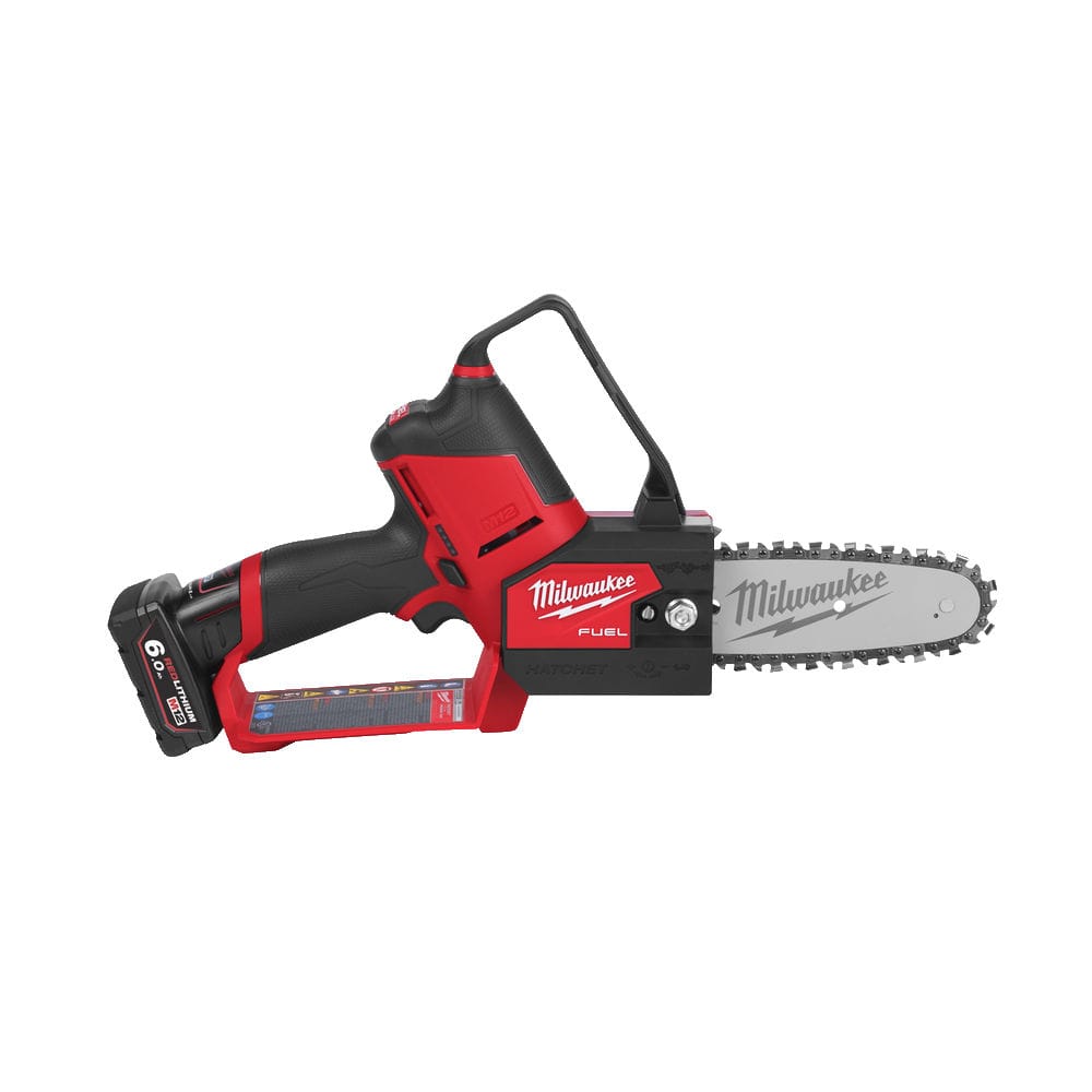 Milwaukee M12 FHS-602X ketjusaha 2x6,0 ah akuilla