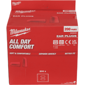 Milwaukee korvatulpat 200 par