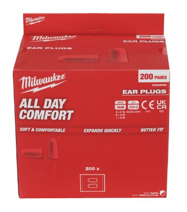 Milwaukee korvatulpat 200 par