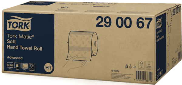 Tork Matic Soft käsipuuhe 290067, 6 rll / säk