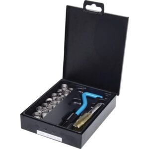 Kierteenkorjaussarja, M14 x 1,25 mm, 17-os. 150.6140 Kstools, sytytystulpille