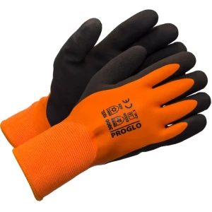 PROGLO 3000 Tuplapinnoitettu latexsormikas, harjattu vuori