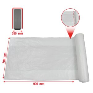 Rengaspussi, valkoinen, 100 kpl, 700x900 mm