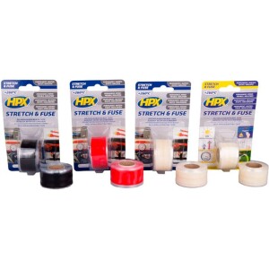 HPX Stretch & Fuse Vulkanoituva teippi 25 mm x 3 m