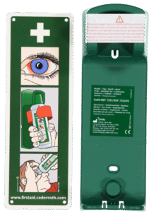 Seinäteline silmähuuhteelle 7200 Cederroth