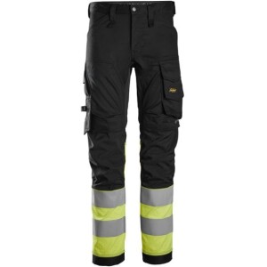 Snickers 6334 High-Vis, Luokan 1 joustavat housut