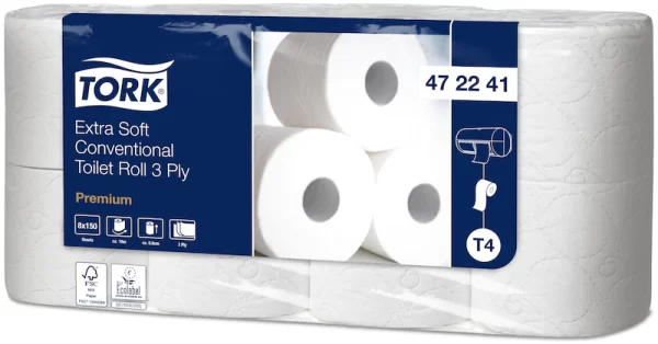 Tork Extra Soft WC-paperi 3krt T4, 40 rll/säk