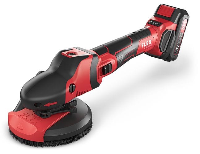 Flex Supraflex SE 125 18.0-EC/5.0 Set Imusuojalla varustettu tehohiomakone