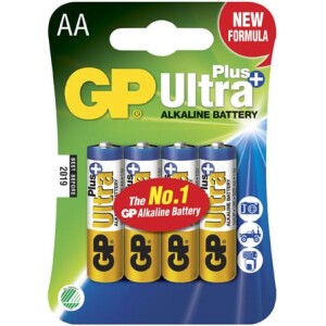 GP Ultra Plus AA-paristot, 15AUP/LR6, 4-p