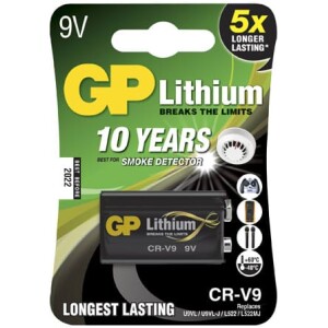 GP Lithium 9V-paristot, CRV9SD