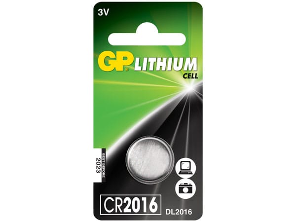 GP Lithium nappiparisto, CR2016