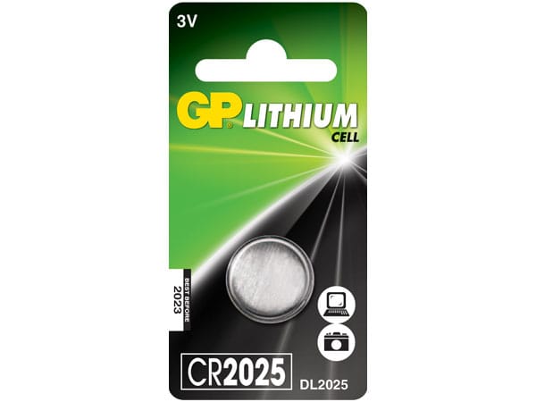 GP Lithium nappiparisto, CR2025
