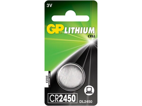 GP Lithium nappiparistot, CR2450