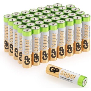 GP Super AAA-paristot, 24A/LR03, 40 kpl tukkupakkaus