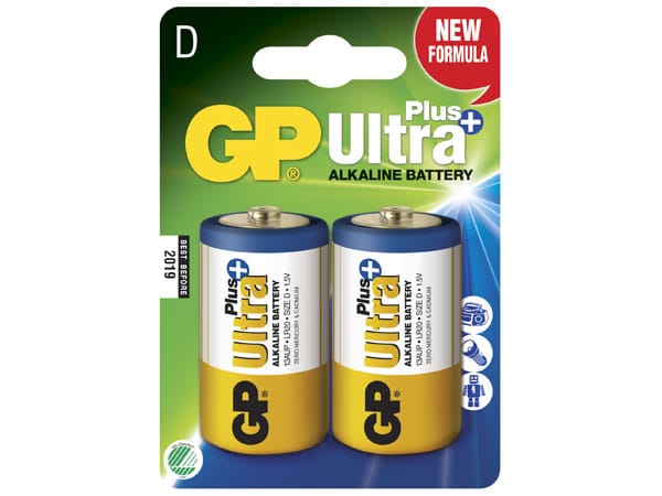 GP Ultra Plus D-paristot, 13AUP/LR20, 2-p