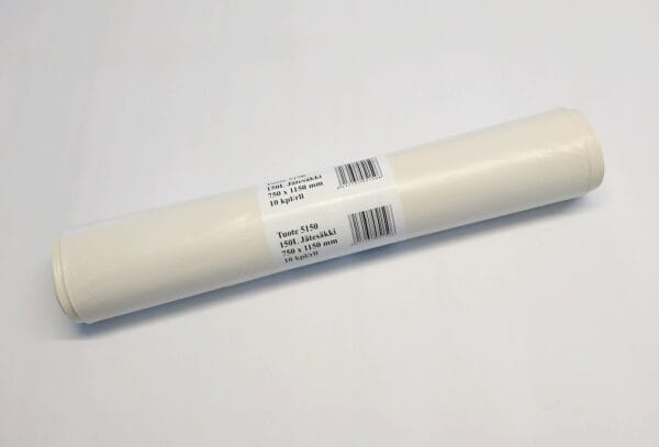 5150 Jätesäkki 150L, valkoinen