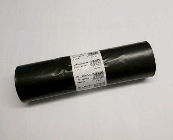 2500 Jätesäkki 250L, musta