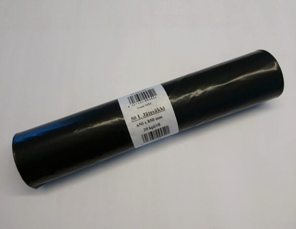 9454 jätesäkki 50L, musta