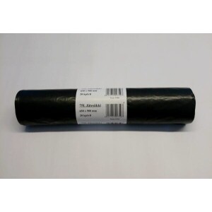 9759 jätesäkki 75 L, musta