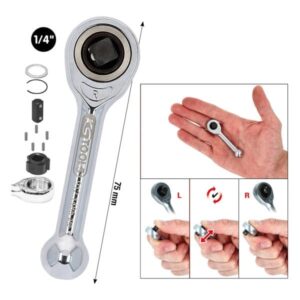 Minikokoinen vapaaräikkä, 1/4"