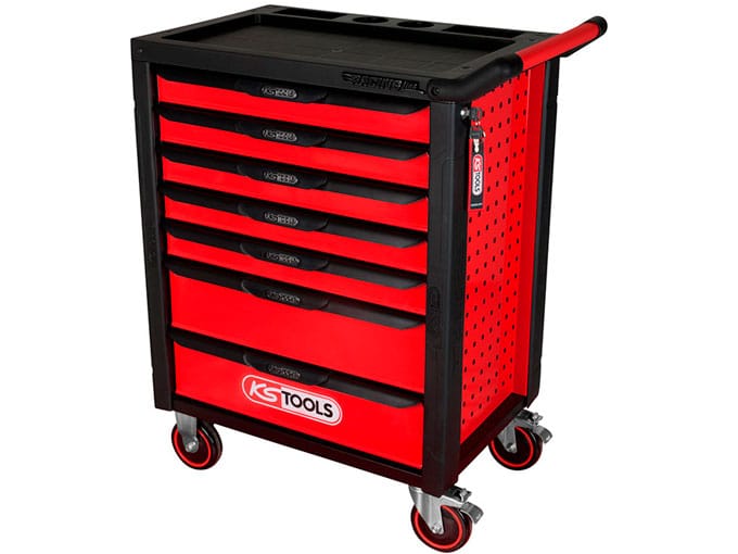 Kstools Racingline Työkaluvaunu 7 vetolaatikkoa ja 598-osainen työkalusarja 826.7598 - Image 3