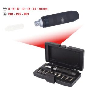 Kstools 515.1003 1/2" iskuruuvitalttasarja 11-os