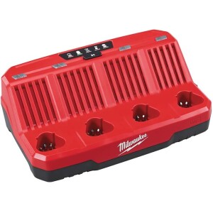 Milwaukee M12 C4 Nelipaikkainen Akkulaturi