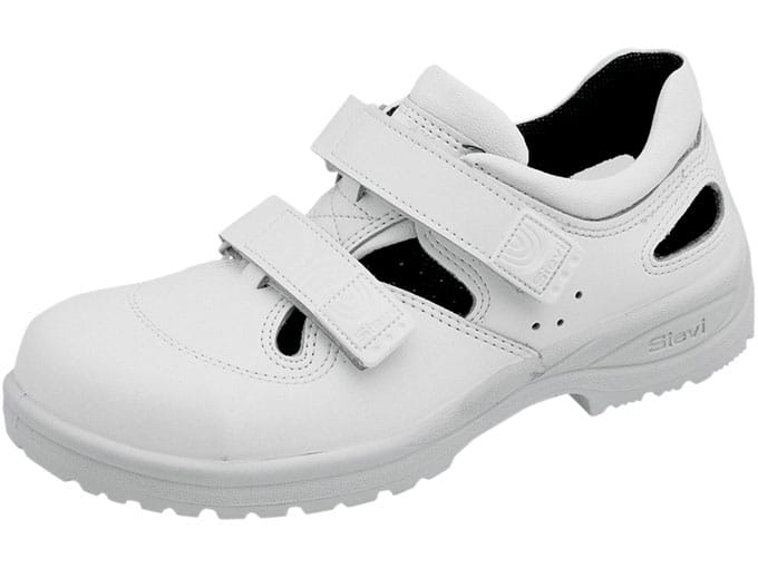 Sievi Relax White S1 Turvasandaali (koossa 40-47 leveä XL-lesti)