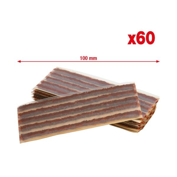 Kstools 150.1072 Tubeless paikkausaine, 100 mm, 60 kpl:n pakkaus