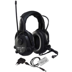 Zekler 412RDB Bluetooth Kupukuulonsuojainpaketti mikrofonilla sis. paristot ja laturin