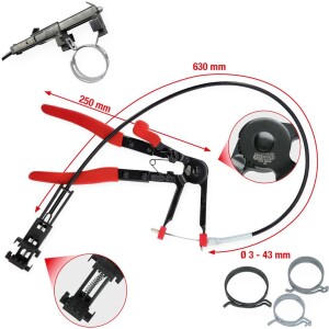 Kstools 115.0908-GB letkunkiristyspihdit vaijerilla