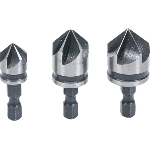 BGS-70052 Upotuskärkisarja HSS 6,3 mm, 3-os